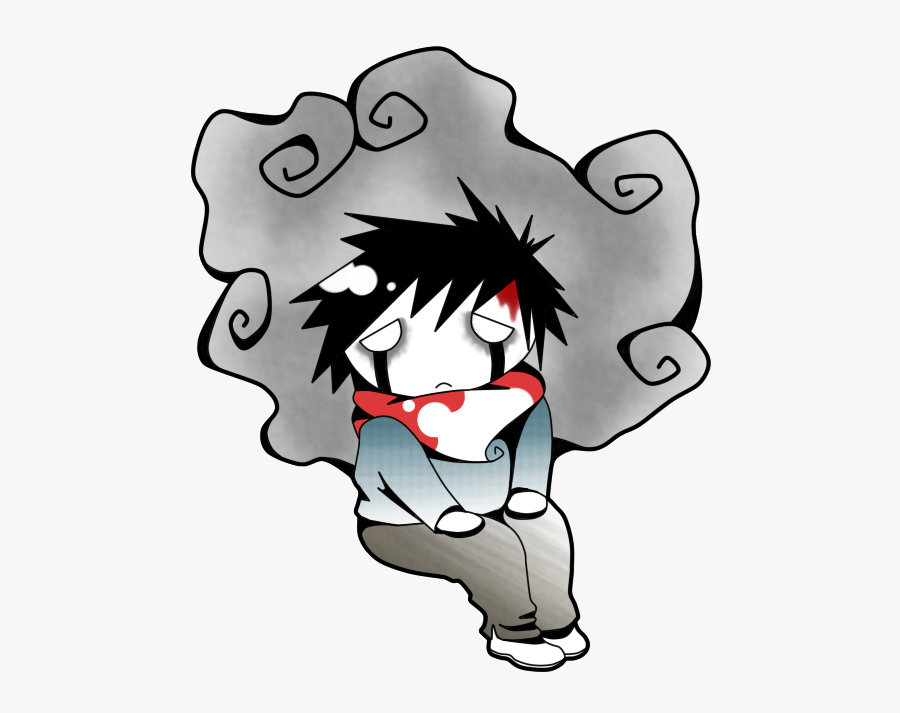 Drawing Sadness Emo Clipart , Png Download, Transparent Clipart