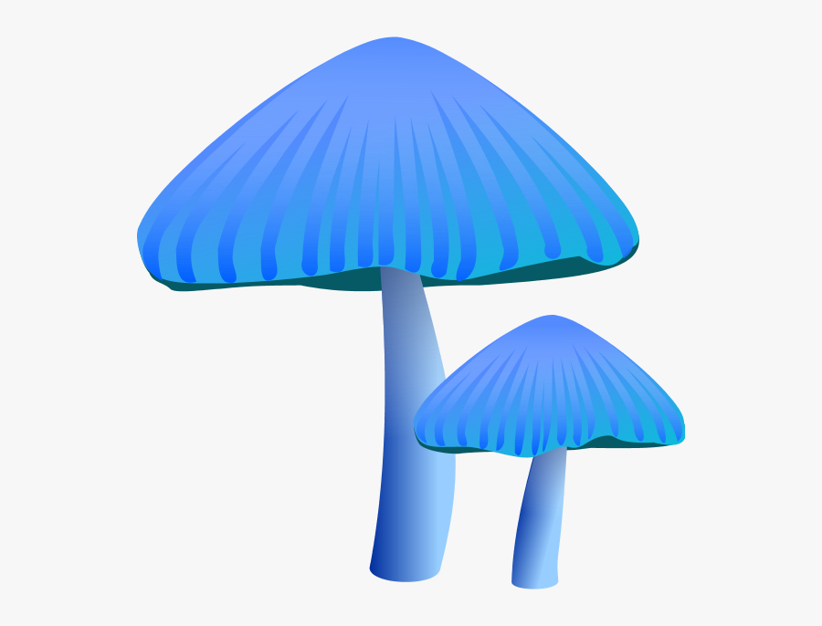- Blue Mushroom Clip Art - Mushroom Clip Art, Transparent Clipart