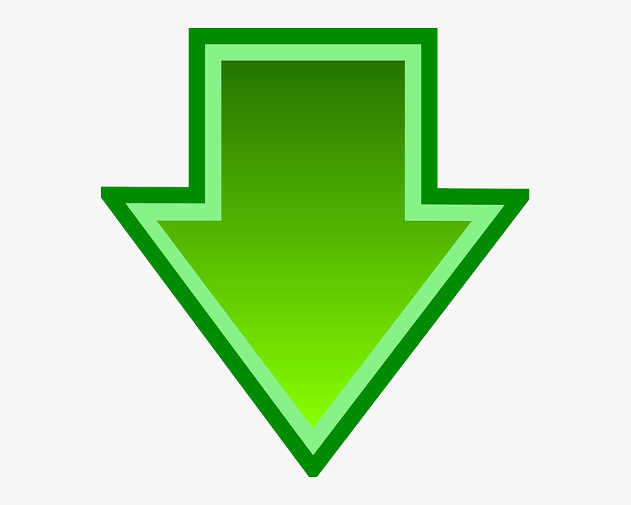 Transparent Png Down Arrow Icon, Transparent Clipart