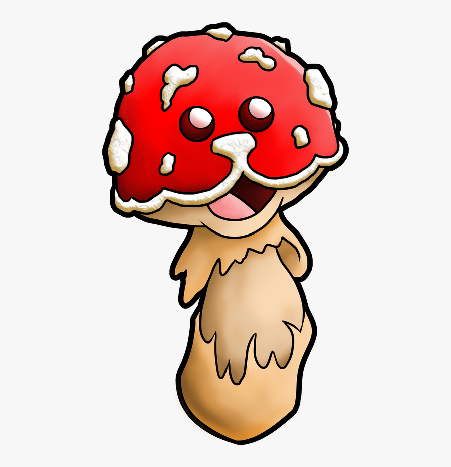 Just A Random Lil Fungi - Cartoon, Transparent Clipart