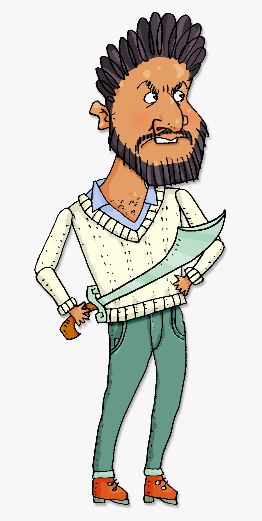 Image Muhammad Hamza Tzortzis - Cartoon, Transparent Clipart