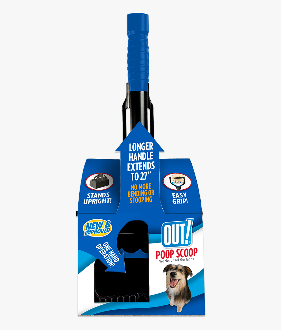 Out! One Handed Dog Poop Scoop, Transparent Clipart