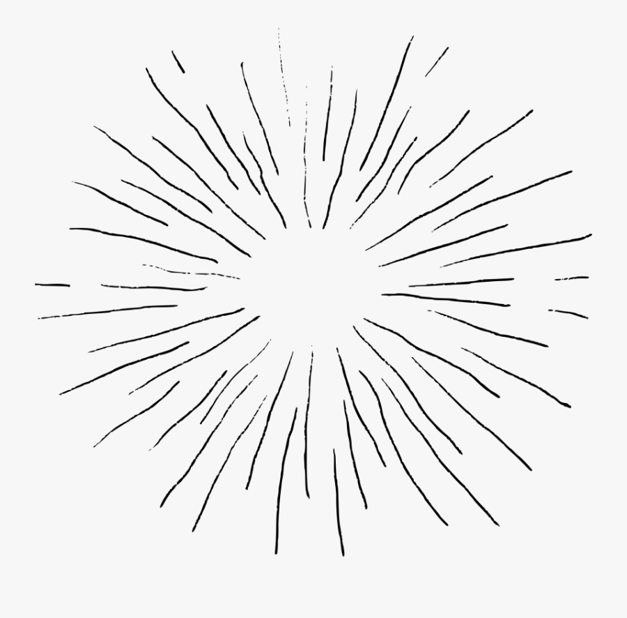 White Starburst Png Page - Line Art, Transparent Clipart
