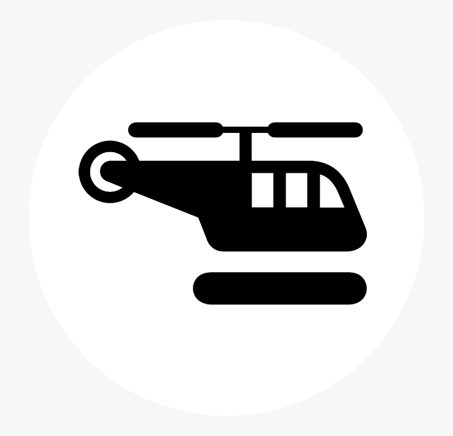 Helicopter Shadow - Helipad Symbol, Transparent Clipart