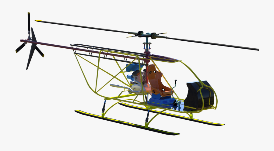 Above Example Shows A Prototype With Color Id Already - Home Made Helicopter, Transparent Clipart