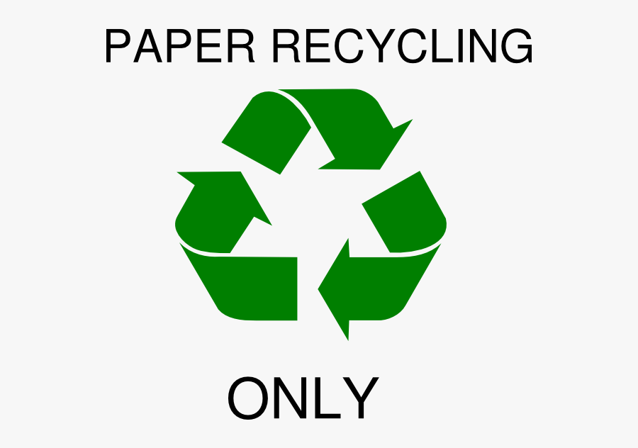 Paper Recycle Symbol Clip Art At Clker - Made From Recycled Materials Logo, Transparent Clipart