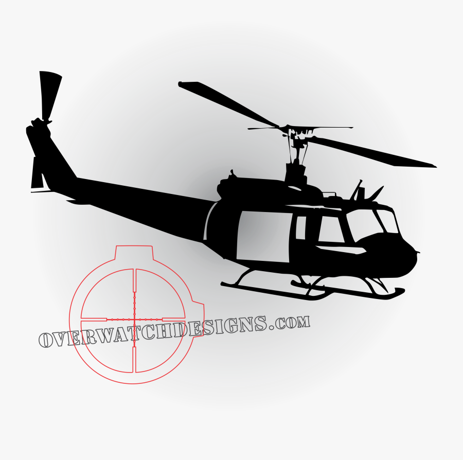 Transparent Military Helicopter Png - Bell Uh 1 Png, Transparent Clipart