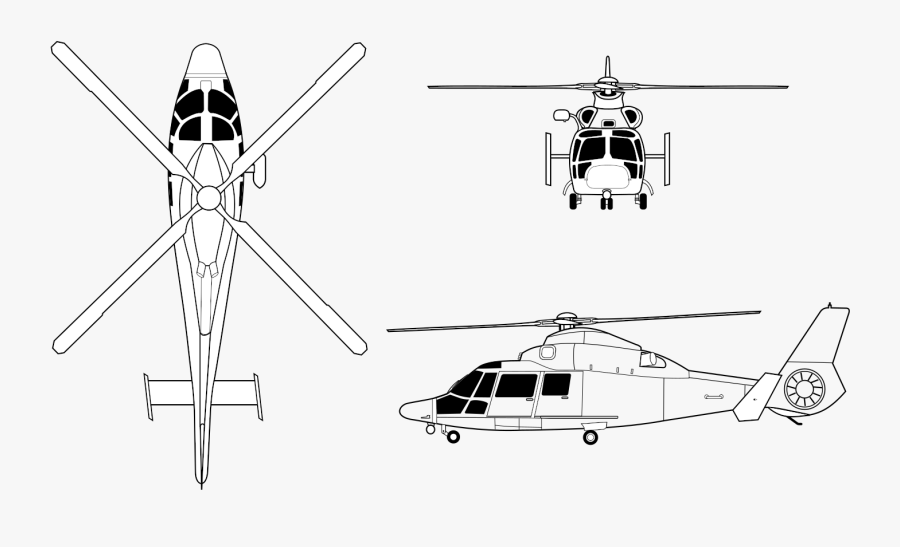 Hh 65 3 View, Transparent Clipart