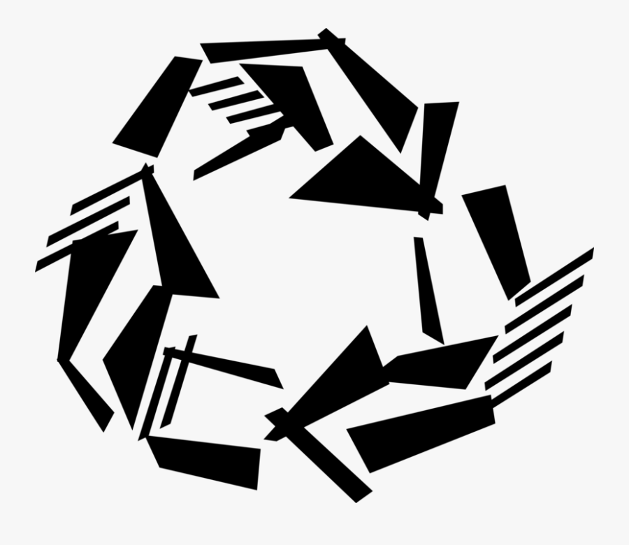 Transparent White Recycle Symbol Png - Simbolo De Reciclagem Ai, Transparent Clipart