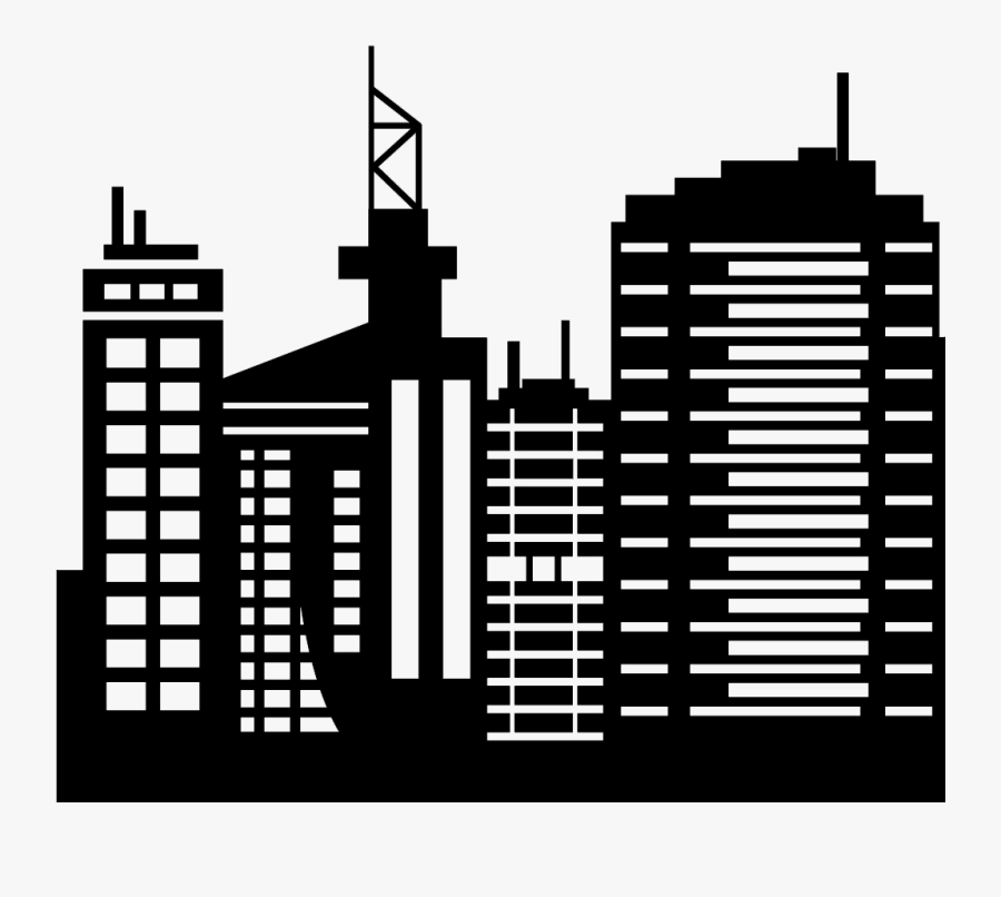 Clip Art Future City Clipart - City Building Icon Png, Transparent Clipart