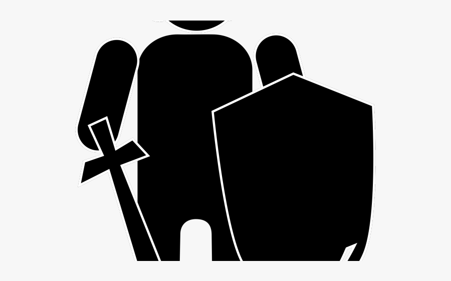Silhouette Ritter, Transparent Clipart