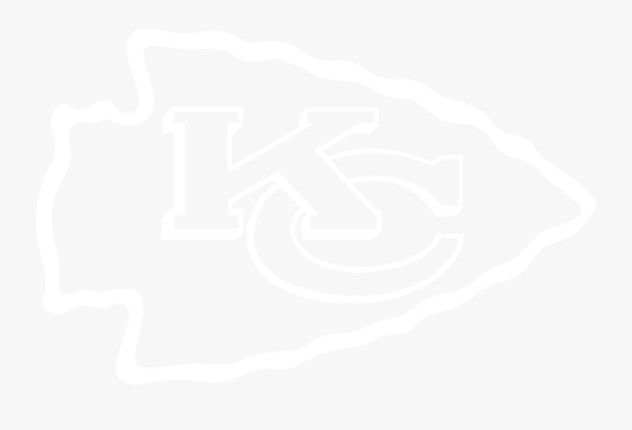 Transparent Kansas Clipart - Black Kansas City Chiefs Logo, Transparent Clipart