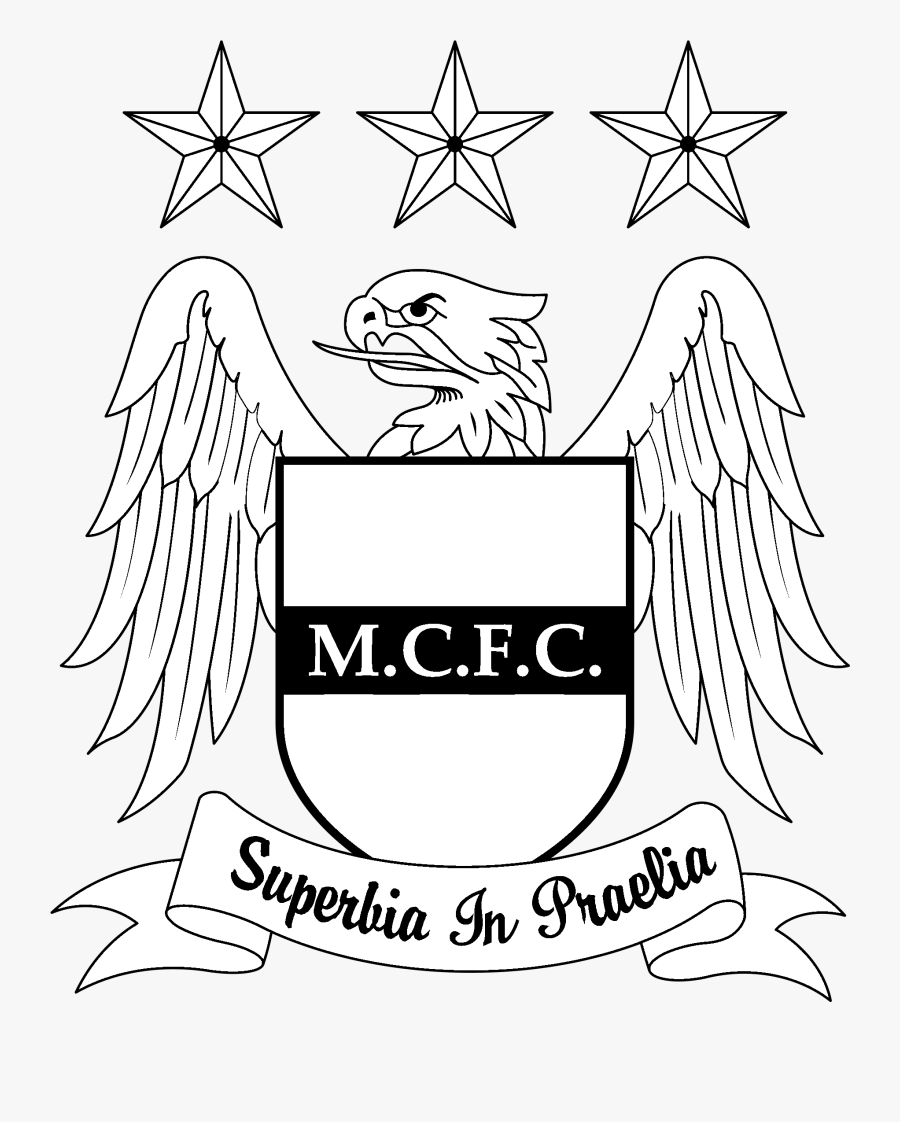 Transparent City Clipart Black And White Png - Manchester City Logo 2010, Transparent Clipart