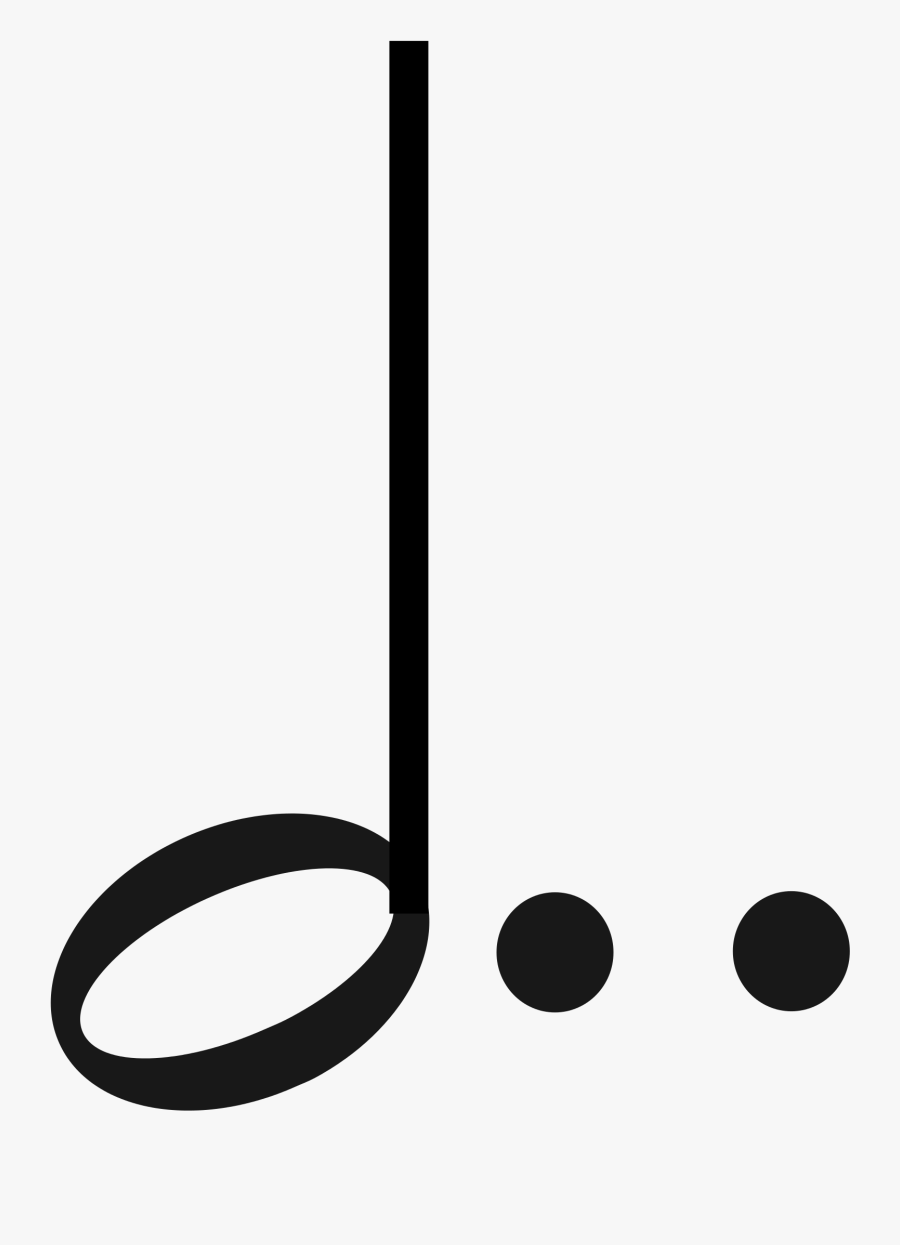 Decathlon Domyos Rythm 300 Kids - Note De Musique Blanche Pointée, Transparent Clipart