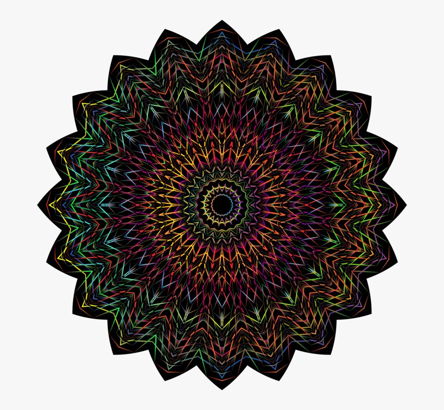Circle,flower,symmetry - Customize Logo Png, Transparent Clipart