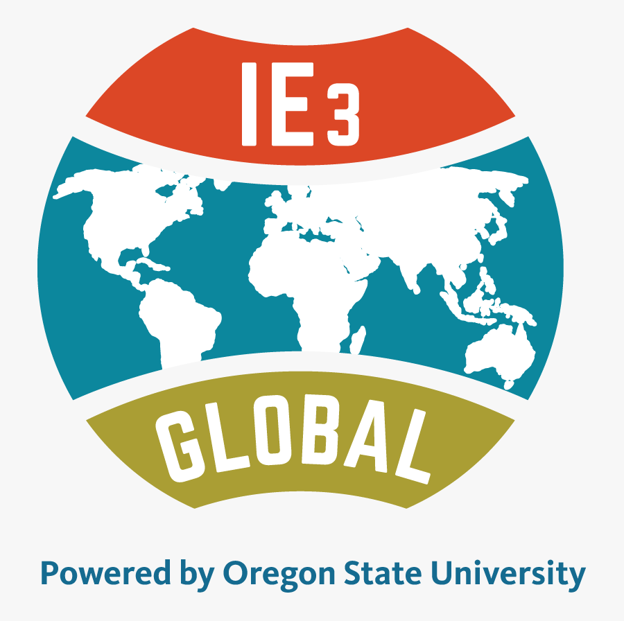 Ie3 Global Internships Logo - Ice Cap World Map, Transparent Clipart