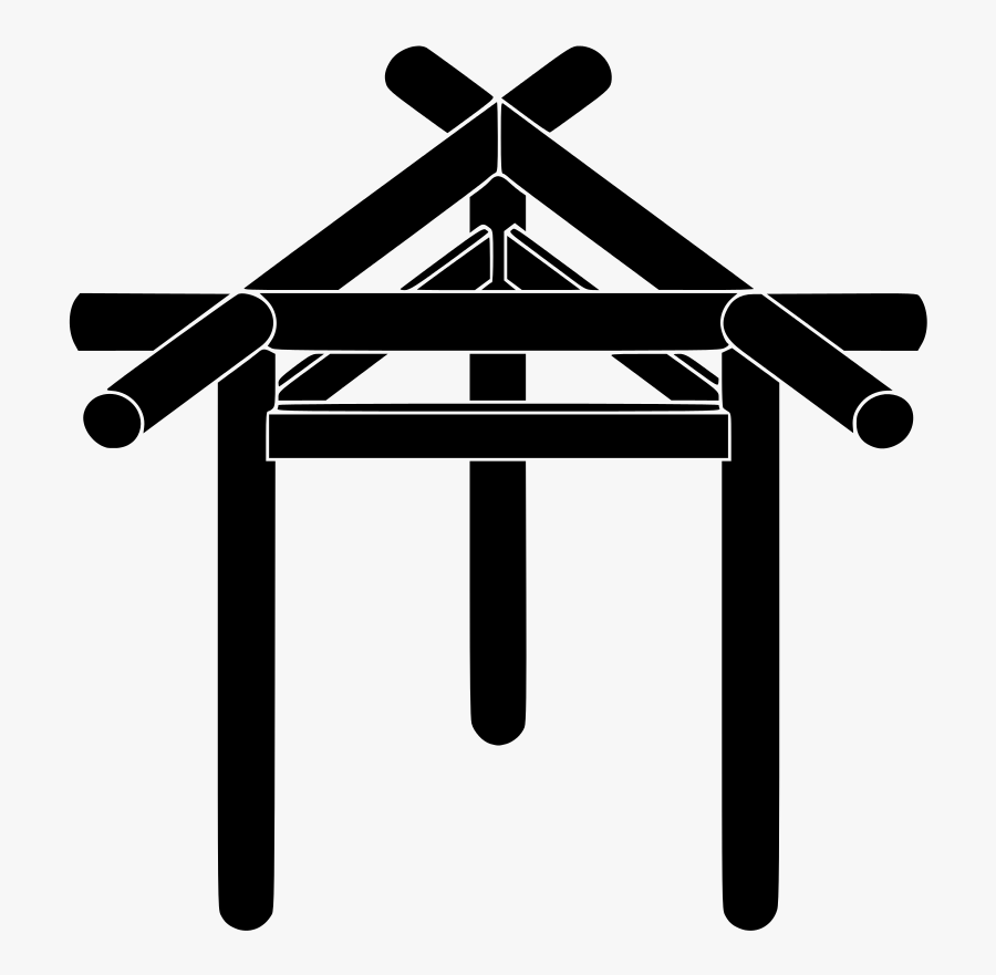 File - Mihashira Torii - Svg - Torii Gate Types Clipart - Torii, Transparent Clipart