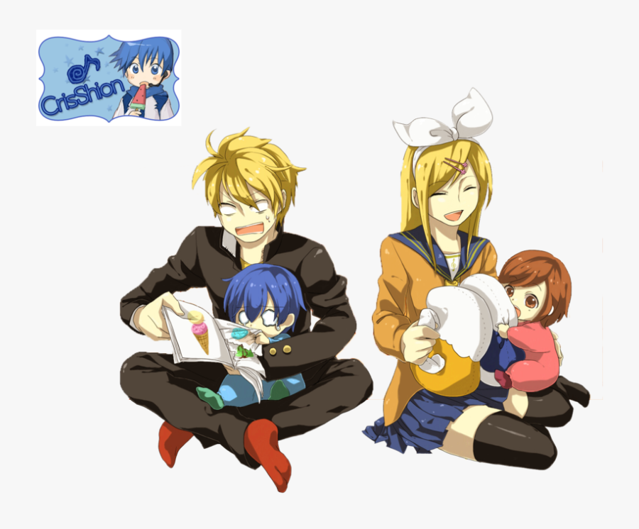 Progettoanime E Mangalista Di Anime Wikipedia - Kaito X Len X Rin, Transparent Clipart