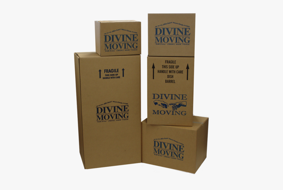 Moving Supplies Boxes - Carton, Transparent Clipart