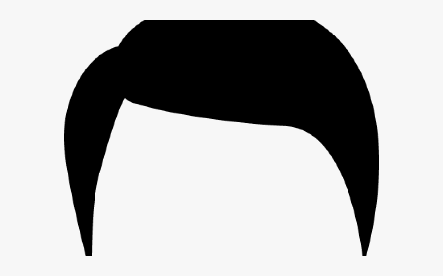 Black Hair Clipart Mens Hair, Transparent Clipart