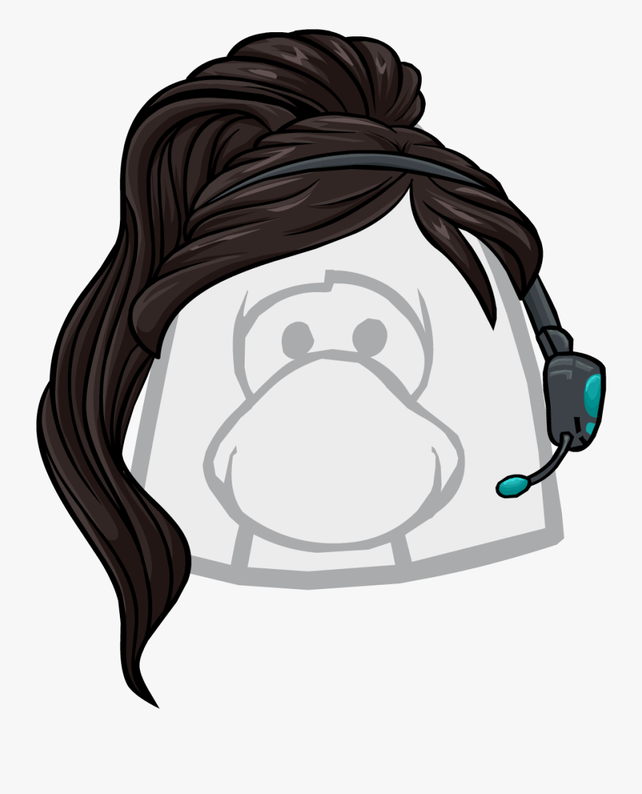 Club Penguin Hair Clipart , Png Download - Club Penguin Epf Hair, Transparent Clipart