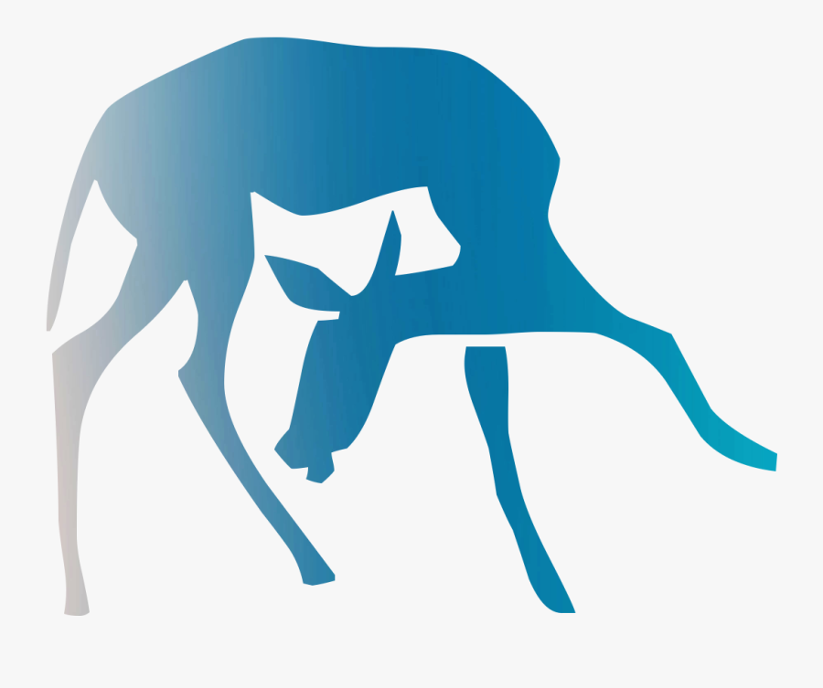 Logo Font Deer Dog Mammal Free Hd Image Clipart - Silhouette, Transparent Clipart
