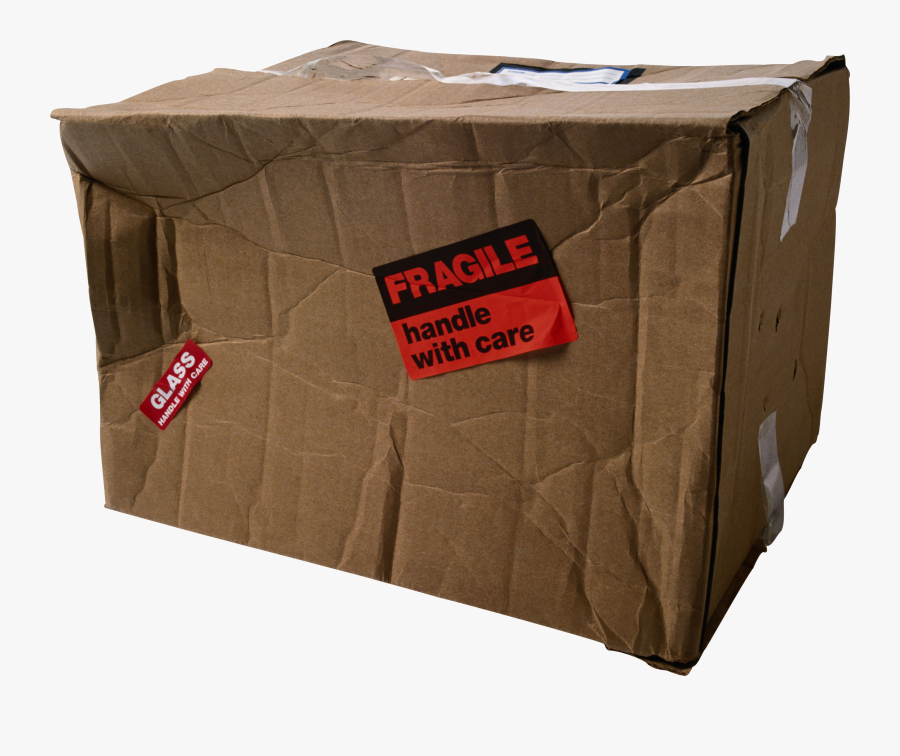 Box Png - Damaged Cardboard Box Png, Transparent Clipart