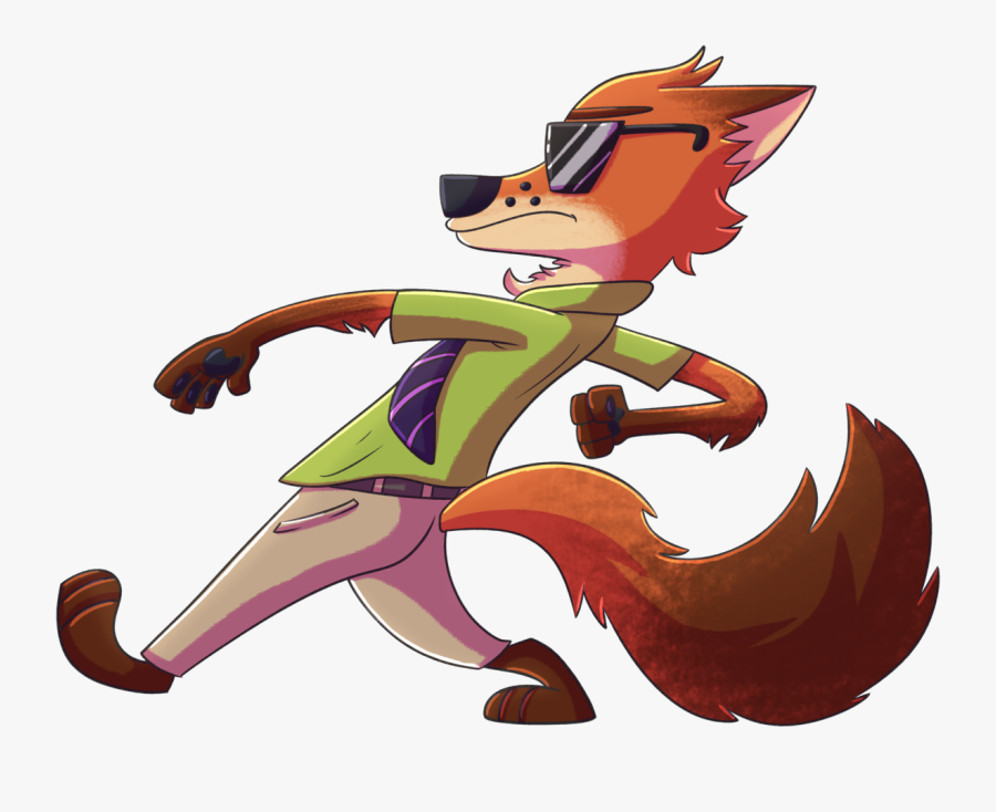 Nick Wilde Dog Like Mammal Mammal Cartoon Vertebrate - Nick Wilde, Transparent Clipart