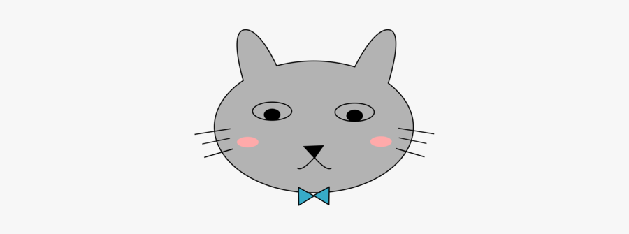 Bow Tie,carnivoran,dog Like Mammal - Domestic Short-haired Cat, Transparent Clipart