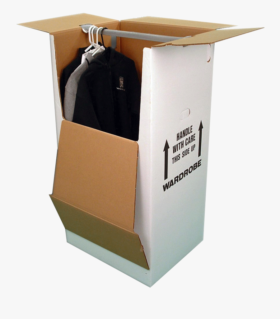 Two Men And A Truck Wardrobe Box, Transparent Clipart