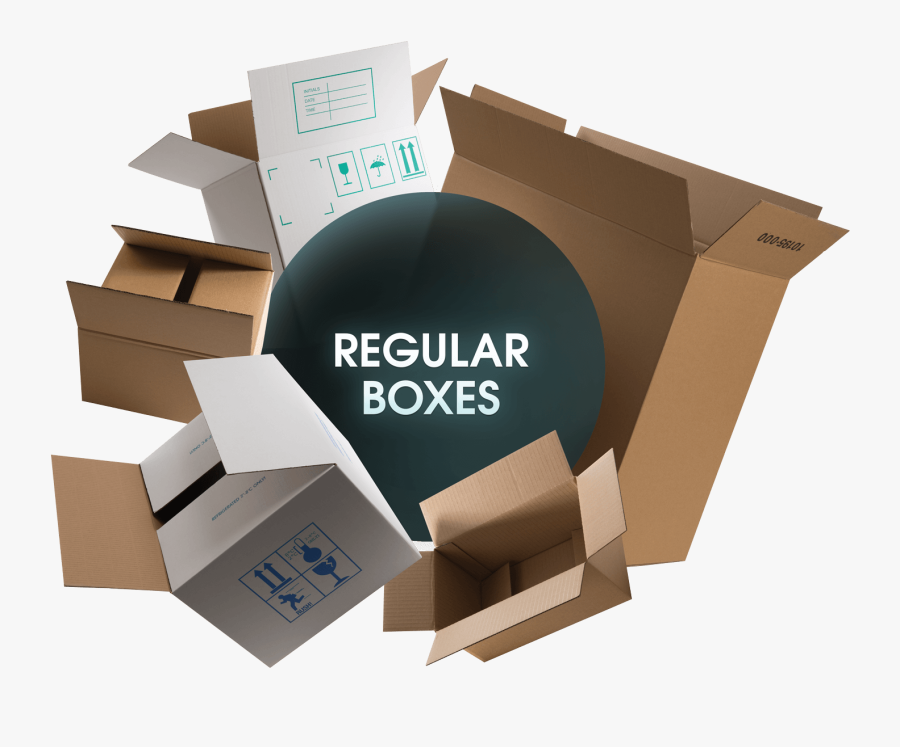 Corrugated Regular Boxes - Plywood, Transparent Clipart