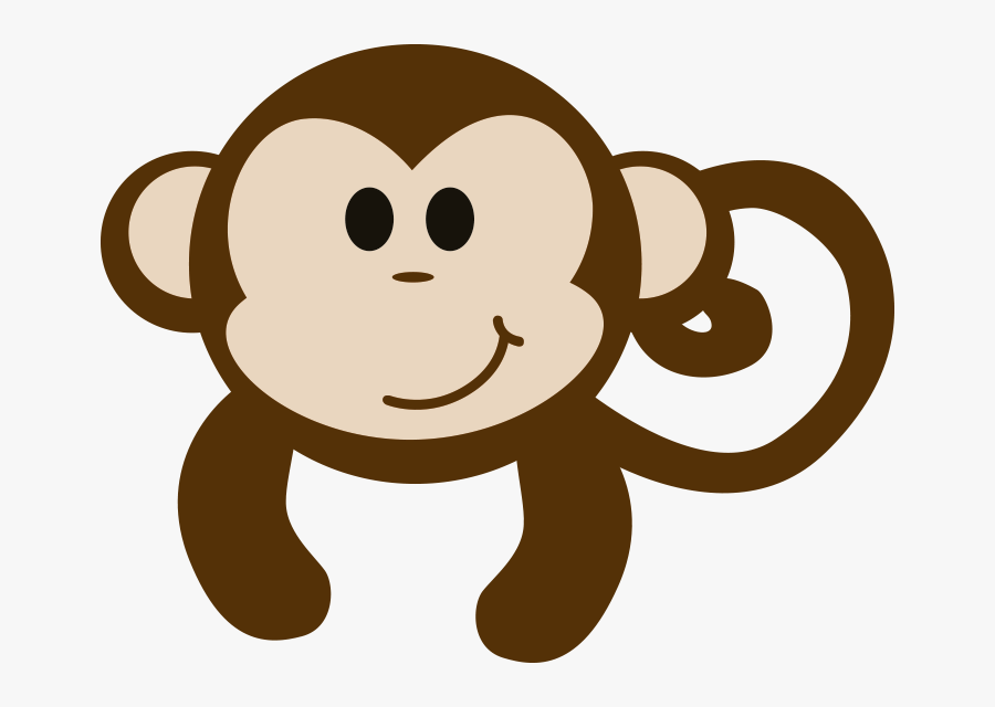 Primate Mammal Animal Clip Art - Baby Monkey Png, Transparent Clipart