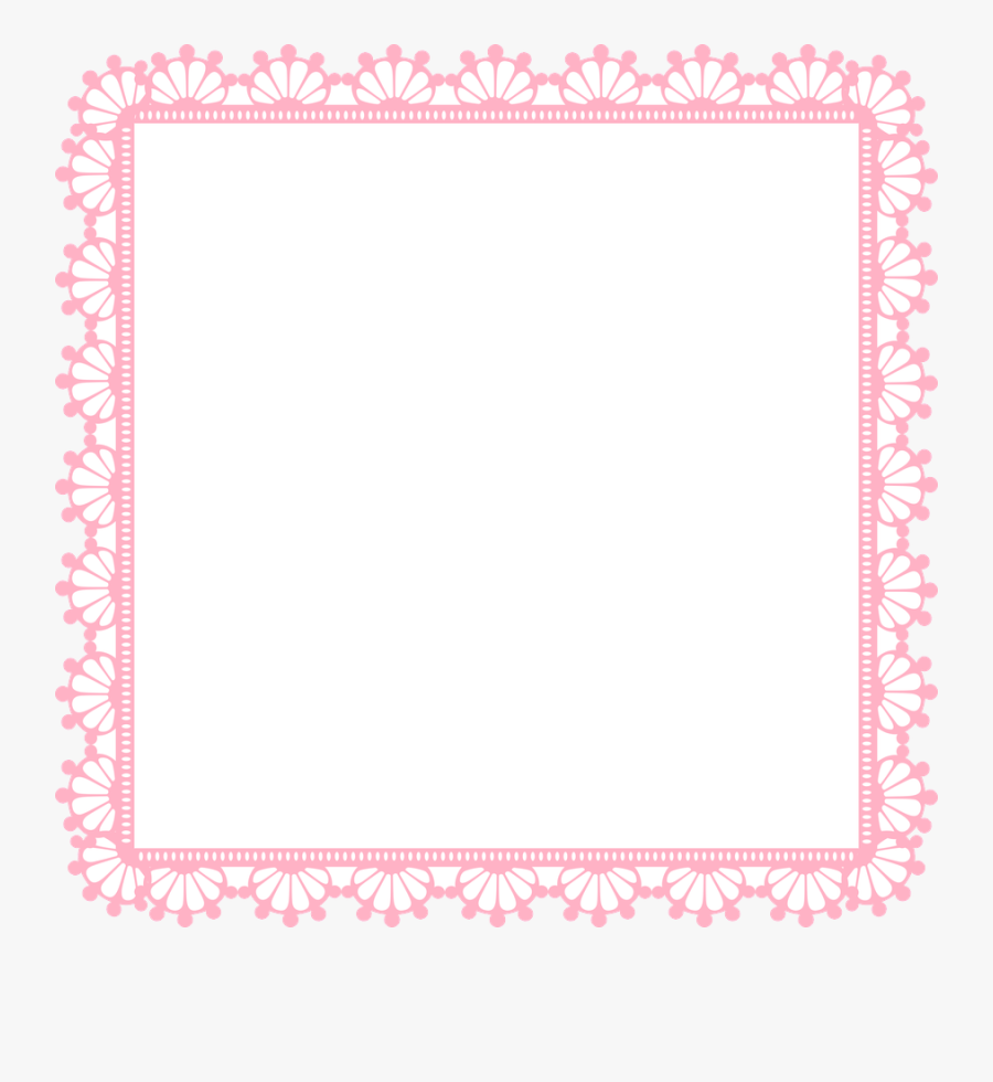 Say Hello Printable Borderprintable Framesscrapbook - Transparent Background Photo Frame Clipart, Transparent Clipart