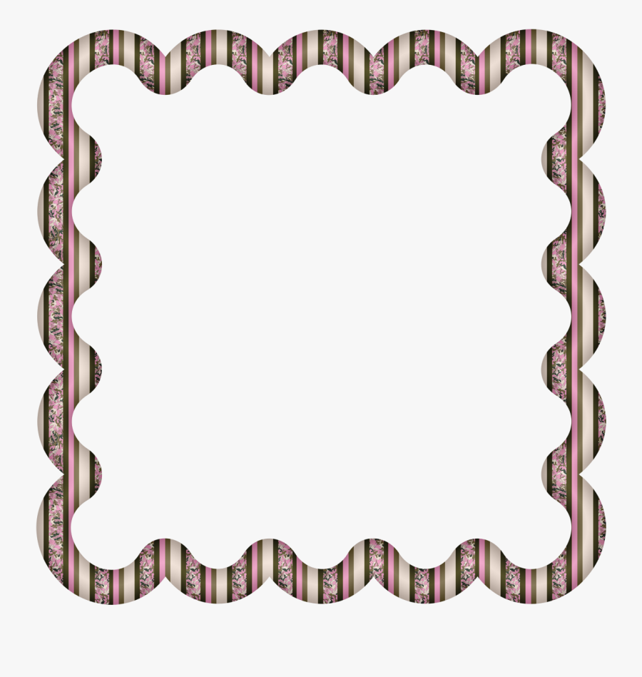 Pink Camo Page Border Pictures To Pin On Pinterest, Transparent Clipart