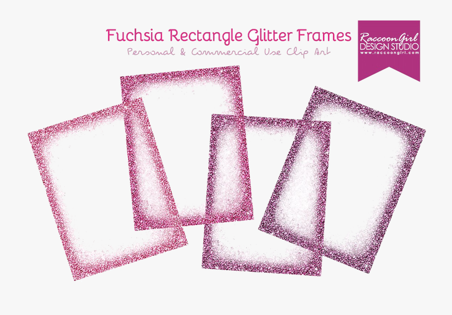 Fuchsia Border Frame Png Clipart - Pink Background Frame Png, Transparent Clipart