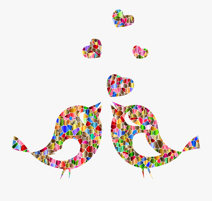 Pink,body Jewelry,shoe - Love Birds Clipart Black And White, Transparent Clipart