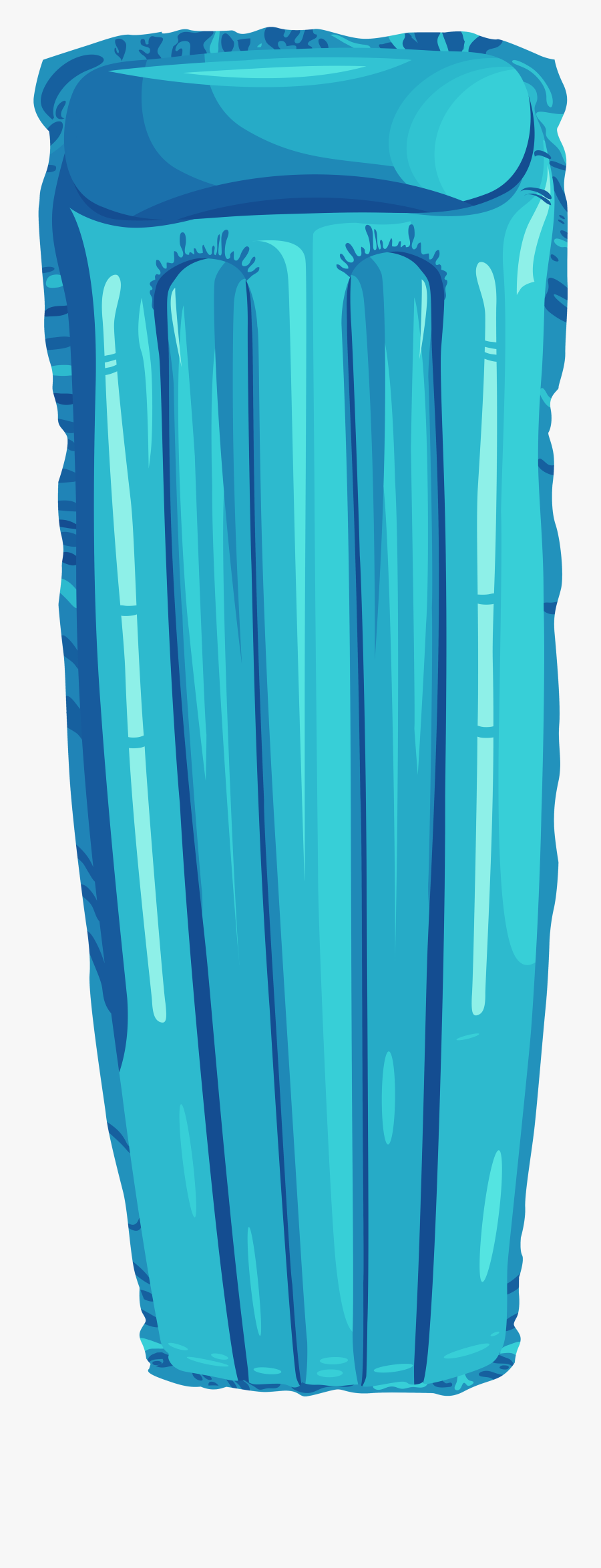 Inflatable Beach Mattress Png Clip Art - Air Mattress Clipart Png, Transparent Clipart