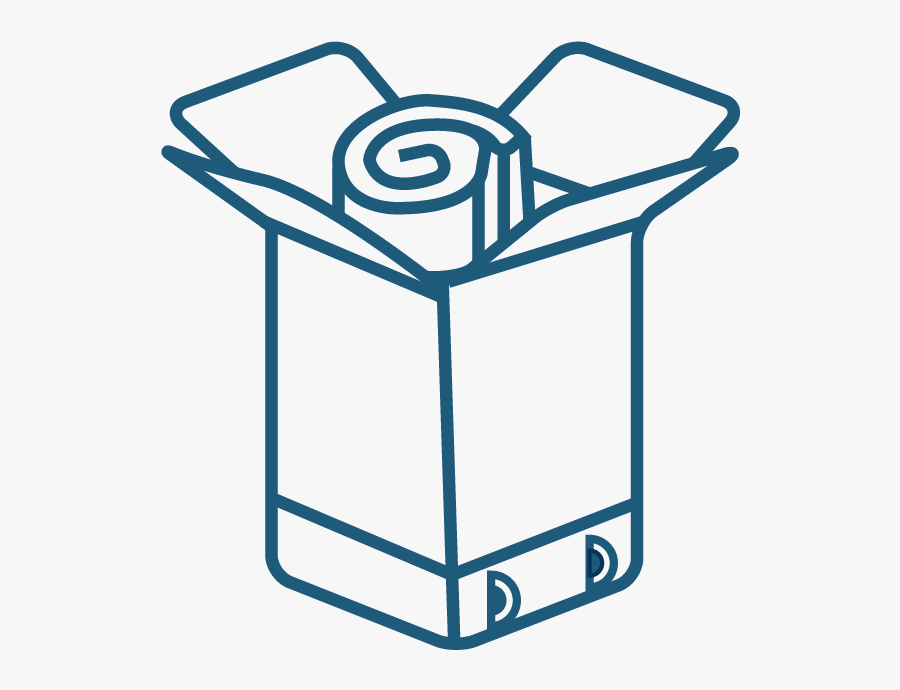 Skyler Mattress Box Icon White - Icon, Transparent Clipart