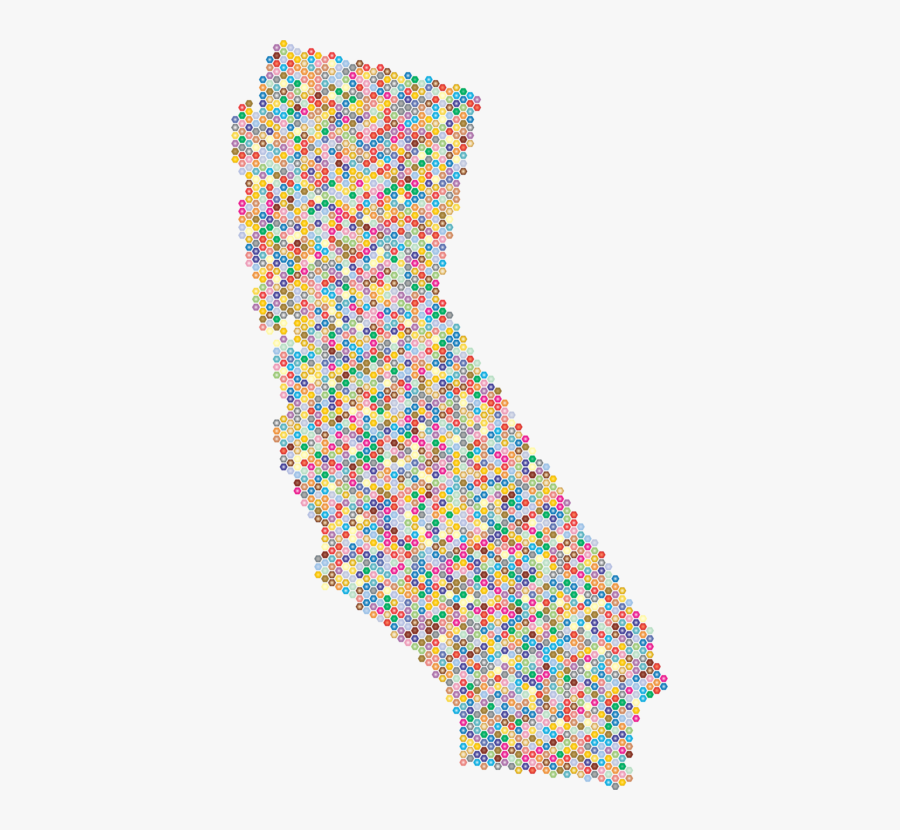 Line,sock,california - Transparent State Of California, Transparent Clipart