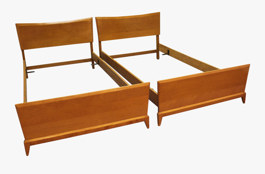 Clip Art Heywood Wakefield Mid Century - Mid Century Twin Bed Frame, Transparent Clipart