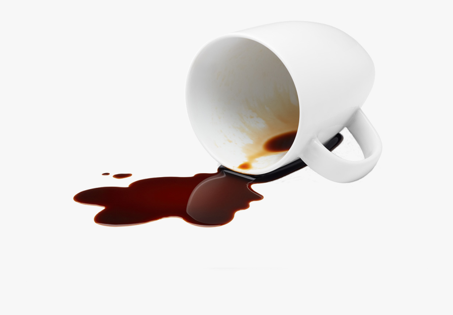 Mattress Protector Bedding Pillow - Coffee Cup Spilled Png, Transparent Clipart