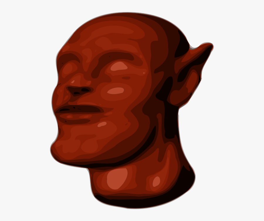 Am Alien Head 3 - Clip Art, Transparent Clipart