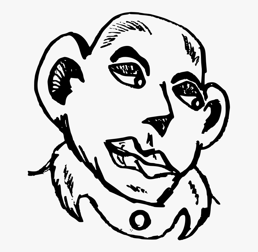 Hairless Head Clipart - Clip Art, Transparent Clipart