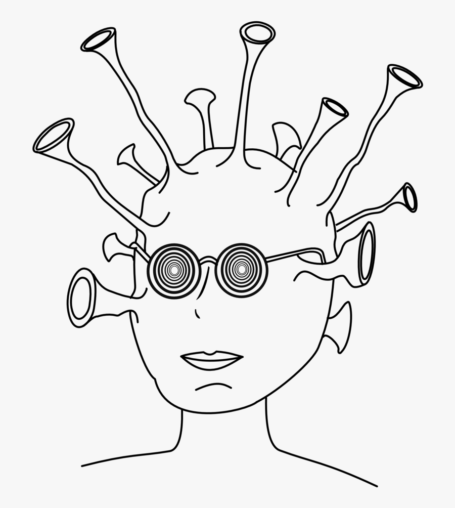 Alien With Glasses - Extraterrestrial Life, Transparent Clipart