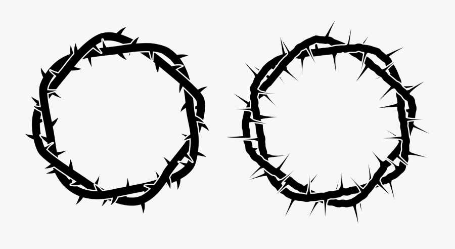 Coroa De Espinhos Desenho Png, Transparent Clipart