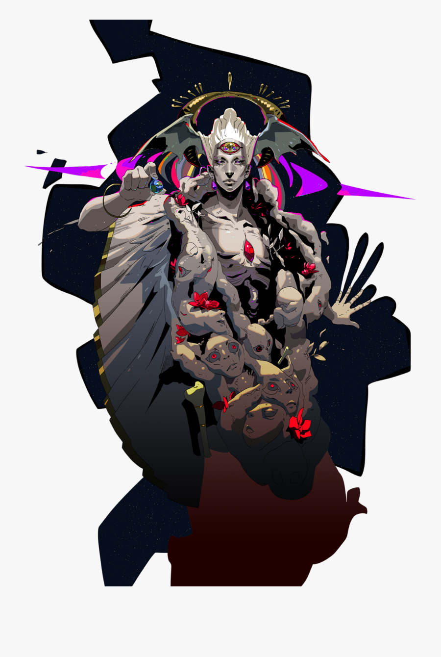 Transparent Hades Png - Supergiant Games Hades Art, Transparent Clipart