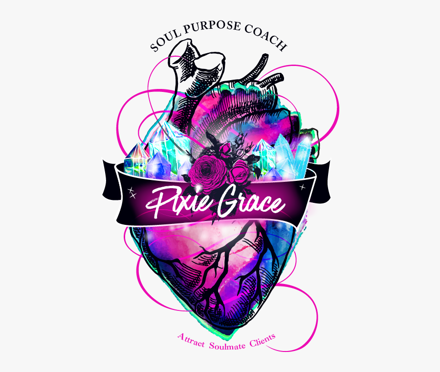 Logo For Pixie Grace Designed By Red Unicorn Media - Illustration, Transparent Clipart