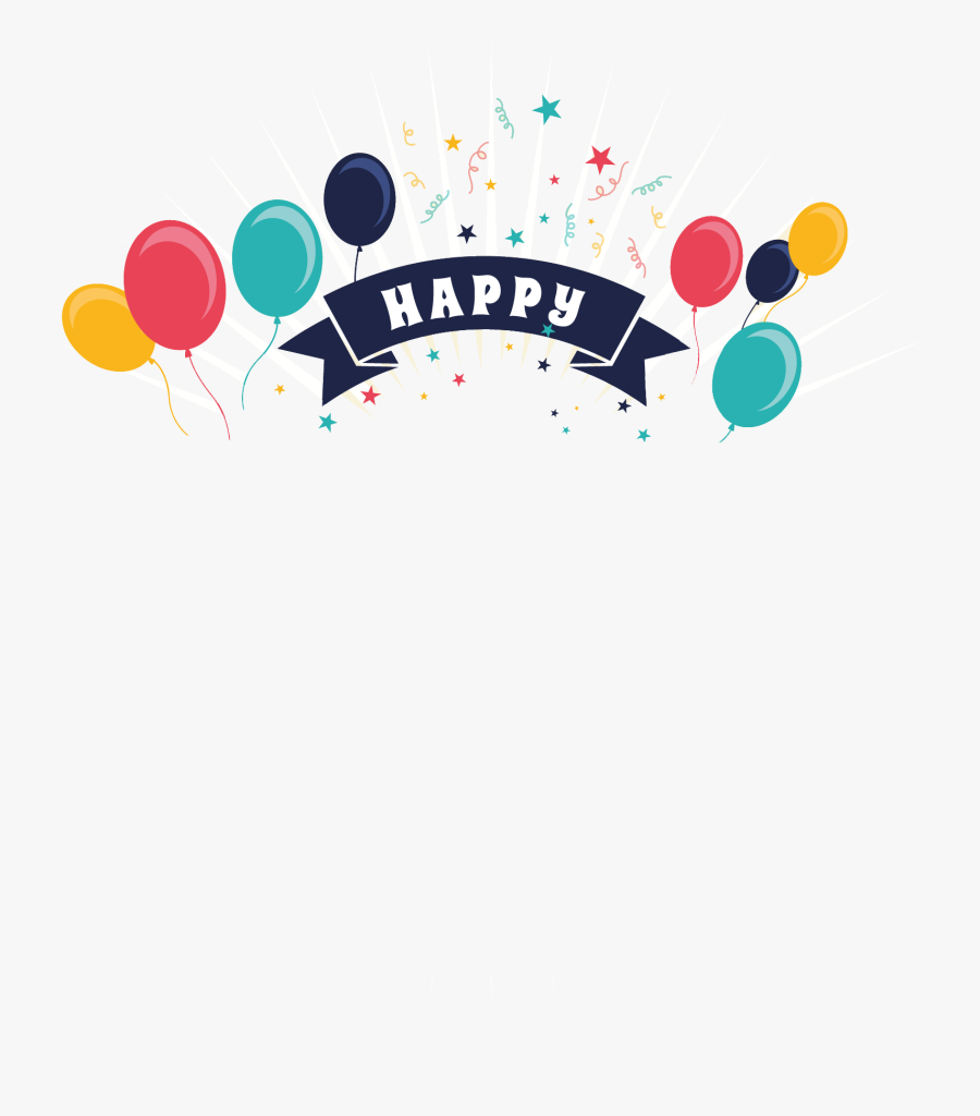 Happy Free Download Vector - Happy Birthday Free, Transparent Clipart
