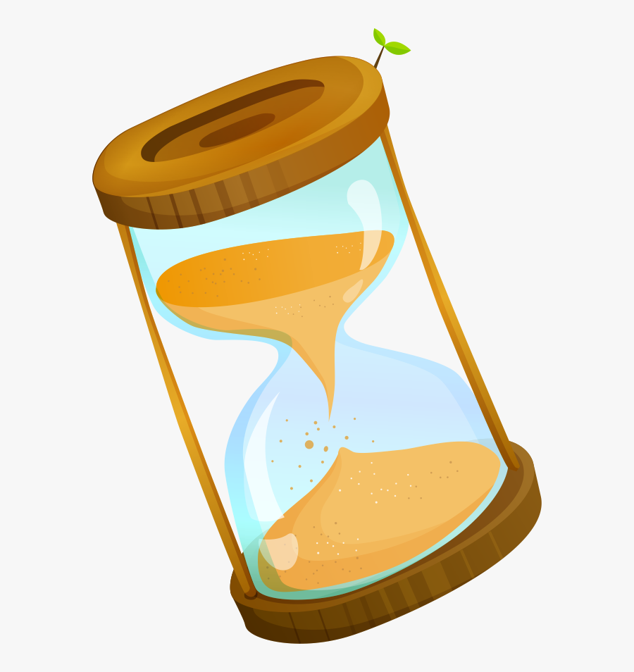 Clip Art Hourglass Cartoon - Grano De Arena Animado, Transparent Clipart