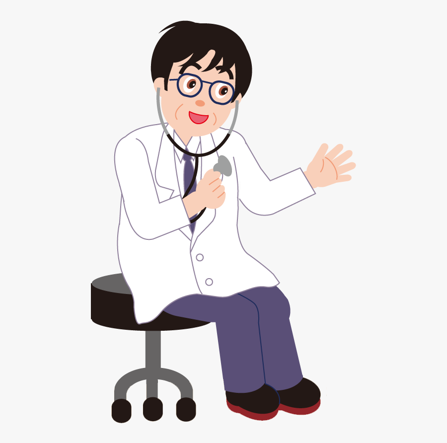 Doctor Stock Image - Doctor Sitting Clipart, Transparent Clipart
